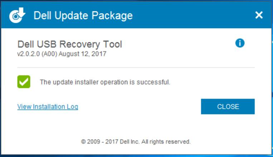 使用Dell OS Recovery Tool制作Windows恢复U盘