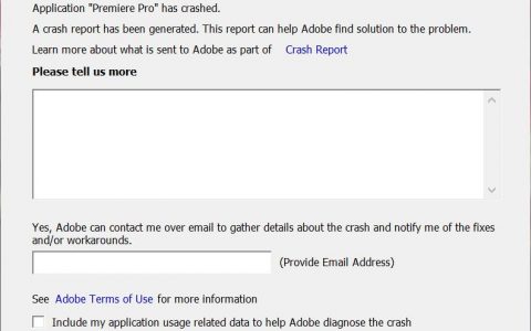 Adobe 2018版Crash Report for错误问题如何解决